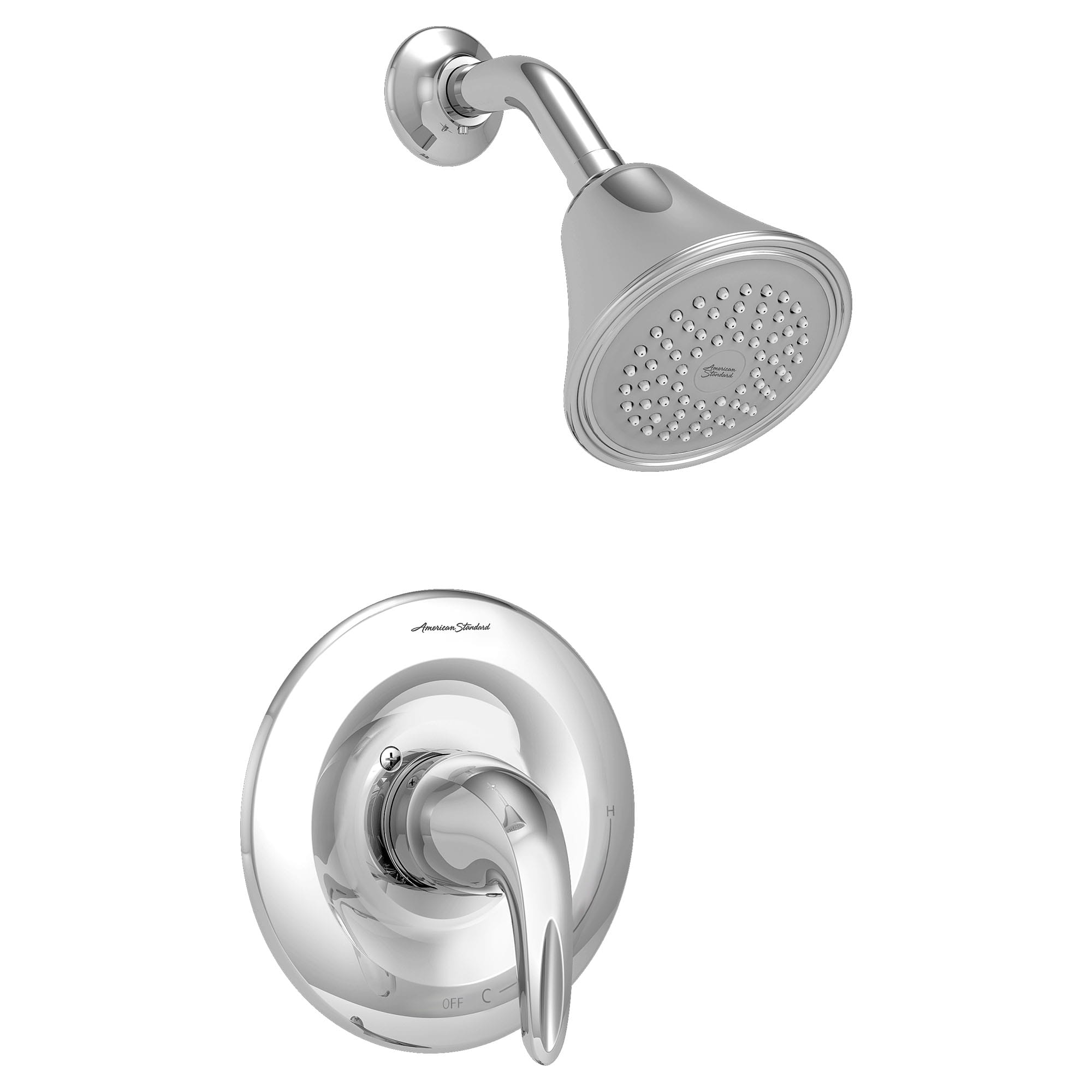 Reliant 3 25 gpm 95 L min Shower Trim Kit With Showerhead Double Ceramic Pressure Balance Cartridge With Lever Handle CHROME